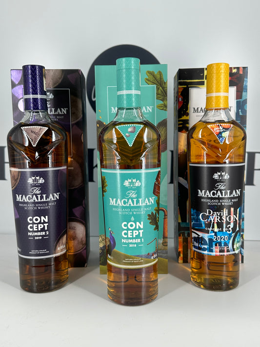 Macallan Concept Number 1-3 Limited Edition - 3 bottles